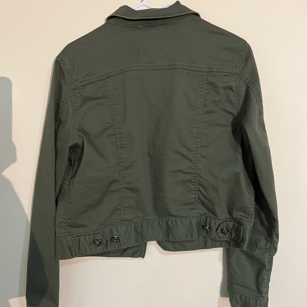 Green Denim Jacket - Picture 5 of 6